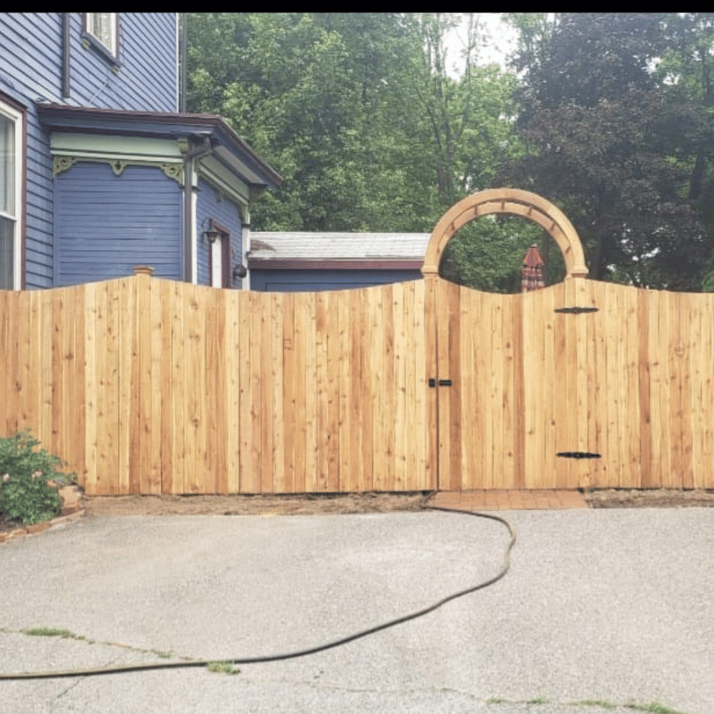 Wood fence 4